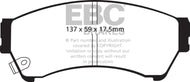 EBC 06-09 Ford Fusion 2.3 Yellowstuff Front Brake Pads Brake Pads - Performance EBC   