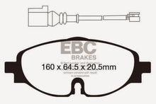 Load image into Gallery viewer, EBC 14+ Audi A3 1.8 Turbo Greenstuff Front Brake Pads Brake Pads - Performance EBC   
