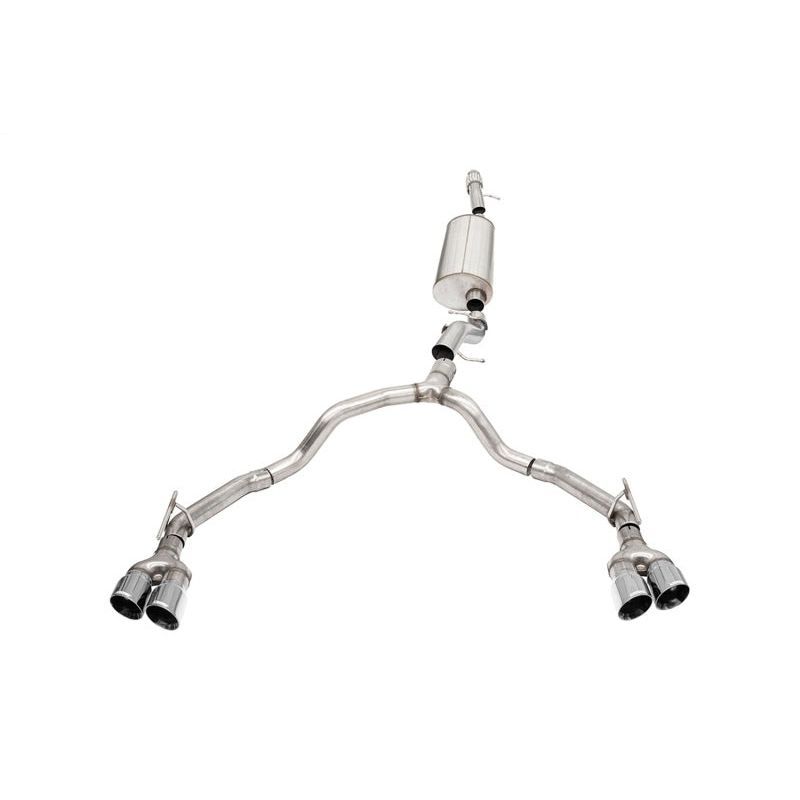 Corsa 21-23 Chevrolet Tahoe/GMC Yukon 4DR 6.2L 4WD Dual Rear 3/2.75in Sport Cat-Back DW 4inPol Tips Catback CORSA Performance