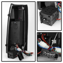 Load image into Gallery viewer, Xtune Yukon Denali 99-00 LED Tail Lights Black ALT-JH-CCK88-LED-BK Tail Lights SPYDER
