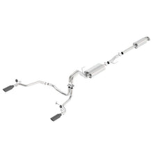 Load image into Gallery viewer, Borla 15-17 F-150 2.7/3.5L V6 EcoBoost / 5.0L V8 Black Chrome Cat-Back Touring Exhaust Catback Borla

