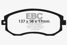 Load image into Gallery viewer, EBC 12+ Scion FR-S 2 Yellowstuff Front Brake Pads Brake Pads - Performance EBC   
