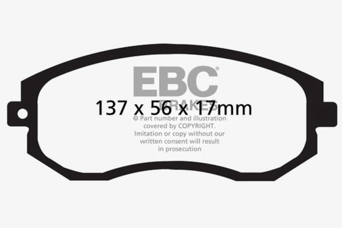 EBC 12+ Scion FR-S 2 Yellowstuff Front Brake Pads Brake Pads - Performance EBC   