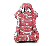 Load image into Gallery viewer, NRG FRP Bucket Seat PRISMA Oriental Longivity Plate Edition W/ Gold Pearlized Back - Large Race Seats NRG
