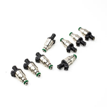 Load image into Gallery viewer, DeatschWerks Universal 1800cc Low Impedance 14mm Upper Injector - Set of 8 Fuel Injector Sets - 8Cyl DeatschWerks
