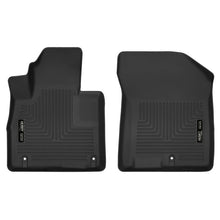 Load image into Gallery viewer, Husky Liners 2019-2020 Hyundai Santa Fe X-Act Contour Black Floor Liners -Front Floor Mats - Rubber Husky Liners
