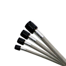Load image into Gallery viewer, Nitrous Express 4AN 3ft Stainless Steel Braided Hose - Black Hoses Nitrous Express
