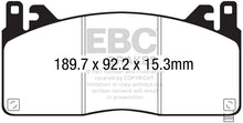Load image into Gallery viewer, EBC 15-17 Ford Mustang Shelby GT350/GT350R Yellowstuff Front Brake Pads Brake Pads - Performance EBC   
