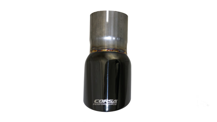 Corsa Single Universal 2.75in Inlet / 3.5in Outlet Black PVD Pro-Series Tip Kit Tips CORSA Performance   