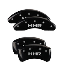 Load image into Gallery viewer, MGP 4 Caliper Covers Engraved Front &amp; Rear HHR Black finish silver ch Caliper Covers MGP
