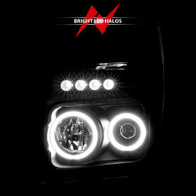 Load image into Gallery viewer, ANZO 2008-2010 Ford F-250 Projector Headlights w/ Halo Black (CCFL) Headlights ANZO
