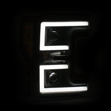 Load image into Gallery viewer, ANZO LED Headlights 17-18 Ford F-250 Super Duty Plank-Style L.E.D. Headlight Black (Pair) Headlights ANZO
