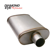 Load image into Gallery viewer, Diamond Eye MFLR 3-1/2in DL IN/SGL OUT 22in BODY 28in OVERALL OVAL Muffler Diamond Eye Performance
