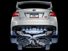 Load image into Gallery viewer, AWE Tuning Subaru STI VA / WRX GV / STI GV Sedan Touring Edition Exhaust - Chrome Silver Tip (102mm) Catback AWE Tuning   
