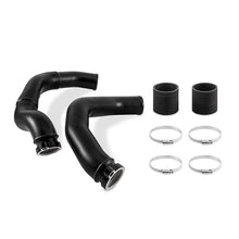 Load image into Gallery viewer, Mishimoto 2015+ BMW F8X M3/M4 Charge Pipe Kit - Wrinkle Black Intercooler Pipe Kits Mishimoto
