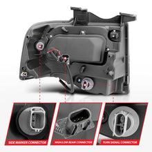 Load image into Gallery viewer, ANZO 2007-2014 Ford Expedition Projector Headlights w/ Halo Black Headlights ANZO
