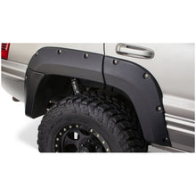 Load image into Gallery viewer, Bushwacker 99-04 Jeep Grand Cherokee Cutout Style Flares 4pc - Black Fender Flares Bushwacker
