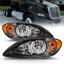 Load image into Gallery viewer, ANZO 2008-2016 International Prostar Crystal Headlights Black Housing (OE Replacement) Headlights ANZO
