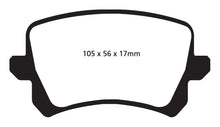 Load image into Gallery viewer, EBC 08-17 Volkswagen Passat CC Yellowstuff Rear Brake Pads Brake Pads - Performance EBC   
