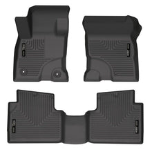 Load image into Gallery viewer, Husky Liners 2022 Ford Escape Hybrid Black Front &amp; 2nd Seat Floor Liners Floor Mats - Rubber Husky Liners
