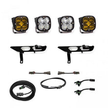 Load image into Gallery viewer, Baja Designs 2021+ Ford F150 Fog Pocket Kit SAE Amber Squadron Pro DC Light Bars &amp; Cubes Baja Designs
