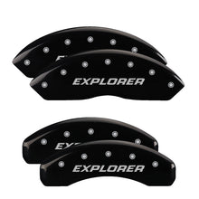Load image into Gallery viewer, MGP 4 Caliper Covers Engraved Front &amp; Rear MGP Black finish silver ch Caliper Covers MGP
