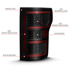 Load image into Gallery viewer, ANZO 18-19 Ford F-150 LED Taillight Black Housing Clear Lens Red Light Bar W/Sequential Tail Lights ANZO
