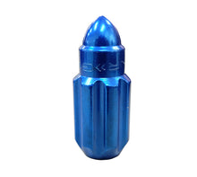Load image into Gallery viewer, NRG 500 Series M12 X 1.5 Bullet Shape Steel Lug Nut Set - 21 Pc w/Lock Key - Blue Lug Nuts NRG
