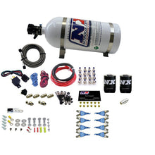 Load image into Gallery viewer, Nitrous Express 8 Cyl Soft Line Shark Rail Nitrous Kit w/10lb Bottle Pushloc Nitrous Systems Nitrous Express

