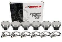 Load image into Gallery viewer, Wiseco Nissan VR38DETT 3.8L 95.58mm Bore 1.232inch CH -6.3 Dome Dish 9.5:1 Stroker Max HD Piston Kit Piston Sets - Forged - 6cyl Wiseco
