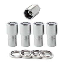 Load image into Gallery viewer, McGard Wheel Lock Nut Set - 4pk. (Long Shank Seat) 1/2-20 / 13/16 Hex / 1.75in. Length - Chrome Lug Nuts McGard
