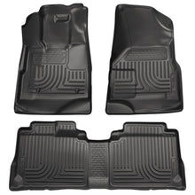 Load image into Gallery viewer, Husky Liners 10-12 Cadillac SRX WeatherBeater Combo Black Floor Liners (One Piece for 2nd Seat) Floor Mats - Rubber Husky Liners
