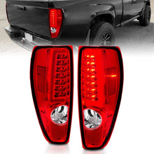 Load image into Gallery viewer, ANZO 2004-2012 Chevrolet Colorado/ GMC Canyon LED Tail Lights w/ Light Bar Chrome Housing Red/Clear Tail Lights ANZO
