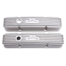 Load image into Gallery viewer, Edelbrock Valve Cover Classic Series Chevrolet 1959-1986 262-400 CI V8 w/ Oil Fill Hole Satin Valve Covers Edelbrock
