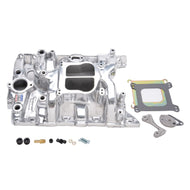 Edelbrock Performer Pontiac Polished Manifold Intake Manifolds Edelbrock