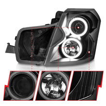 Load image into Gallery viewer, ANZO 2003-2007 Cadillac Cts Projector Headlights w/ Halo Black (CCFL) Headlights ANZO
