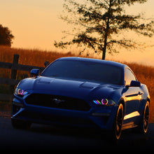 Load image into Gallery viewer, Oracle 18-21 Ford Mustang Dynamic DRL w/ Halo Kit &amp; Sequential Turn Signal - ColorSHIFT SEE WARRANTY Headlights ORACLE Lighting
