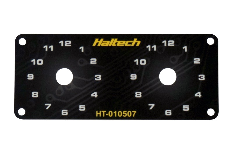 Haltech Dual Switch Panel w/Yellow Knob Switch Panels Haltech