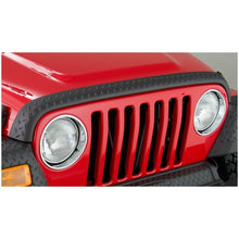 Load image into Gallery viewer, Bushwacker 98-06 Jeep TJ Trail Armor Hood Stone Guard - Black Body Armor &amp; Rock Rails Bushwacker
