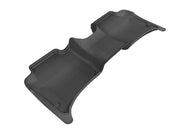 3D MAXpider 2011-2018 Porsche/Volkswagen Cayenne/Touareg Kagu 2nd Row Floormats - Black Floor Mats - Rubber 3D MAXpider   