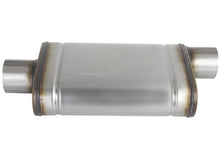 Load image into Gallery viewer, aFe MACHForce XP SS Muffler 3in Center Inlet / 3in Outlet 9in L x 4in W x 14in Body Muffler aFe
