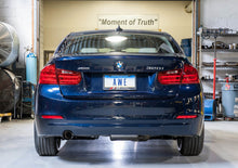 Load image into Gallery viewer, AWE Tuning BMW F30 320i Touring Exhaust w/Performance Mid Pipe - Diamond Black Tip (90mm) Catback AWE Tuning   
