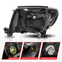 Load image into Gallery viewer, ANZO 05-11 Toyota Tacoma Projector Headlights w/Light Bar Switchback Black Housing Headlights ANZO
