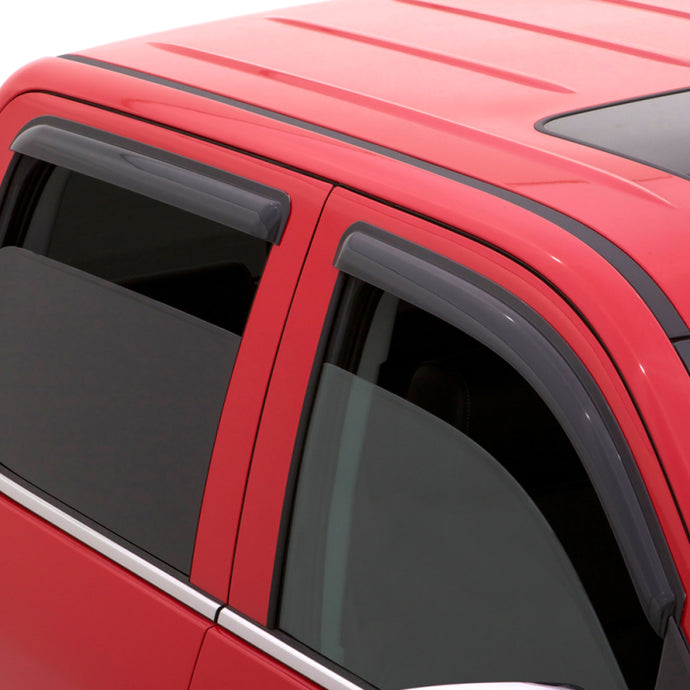 AVS 17-18 Toyota Corolla iM Ventvisor Outside Mount Window Deflectors 4pc - Smoke Wind Deflectors AVS   