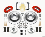 Wilwood Narrow Superlite 6R Front Hub & 1PC Rtr Kit 12.88in-Red 70-78 Camaro Big Brake Kits Wilwood