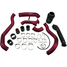 Load image into Gallery viewer, Wehrli 01-04 Chevrolet 6.6L LB7 Duramax High Flow Intake Bundle Kit - WCFab Red Cold Air Intakes Wehrli
