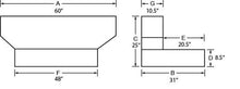 Load image into Gallery viewer, Tradesman Aluminum L-Shape Liquid Storage Tank (101 Gallon Capacity) - Black Truck Boxes &amp; Storage Tradesman
