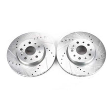 Load image into Gallery viewer, Power Stop 16-19 Cadillac CT6 Front Evolution Drilled &amp; Slotted Rotors - Pair Brake Rotors - Slot &amp; Drilled PowerStop
