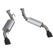 Load image into Gallery viewer, QTP 14-15 Chevrolet Camaro SS 6.2L 304SS AR3 Axle Back Exhaust w/4.5in Black Tips Axle Back QTP
