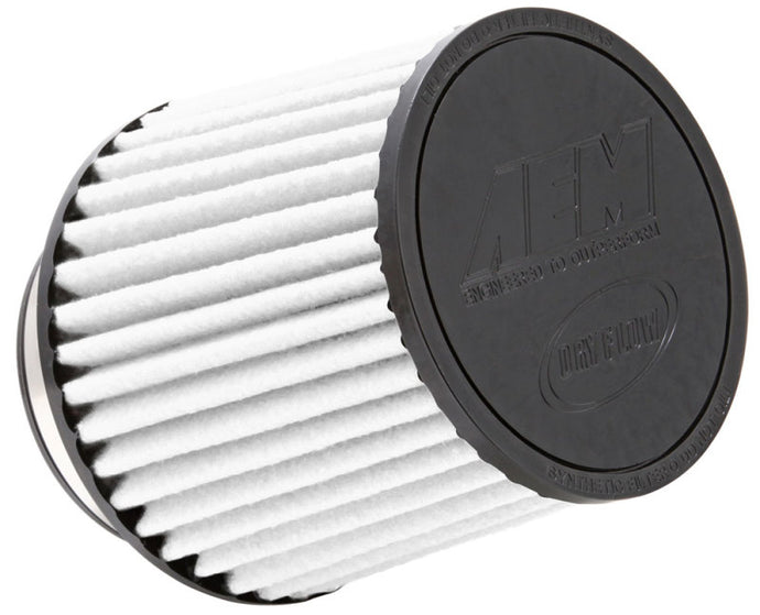 AEM Dryflow Conical Air Filter 6in Base OD x 3.5in Flange ID x 5.25in Height Air Filters - Universal Fit AEM Induction